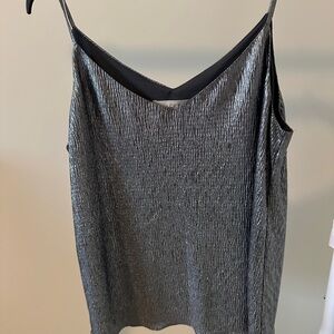 LOFT Shimmering Silver Camisole